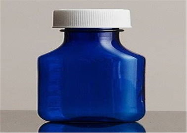 Κίνα Ακόμη και πλαστικά υγρά μπουκάλια ιατρικής πάχους, 3 OZ μπλε υγρά μπουκάλια συνταγών προμηθευτής
