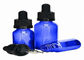 Φορητή μπλε Dropper γυαλιού πολυσύνθετη υψηλή διάρκεια μπουκαλιών με ακόμη και το πάχος προμηθευτής
