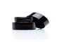 Μαύρα εμπορευματοκιβώτια συμπύκνωσης γυαλιού χρώματος, καλλυντικά εμπορευματοκιβώτια τοπ γυαλιού βιδών προμηθευτής