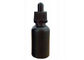 Dropper γυαλιού χρώματος φαρμακείων μαύρα μπουκάλια, ομαλά ανοικτά Dropper 30ml μπουκάλια προμηθευτής